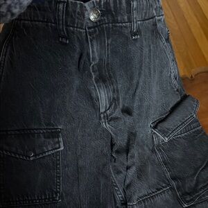 Women’s rag and bone size 27  Black Cargo Jeans - Classic Utility Style